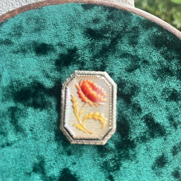 Vintage Victorian Reverse Intaglio Pin Brooch - Picture 7 of 10